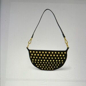 THINK ROYLN BLACK SUEDE HANDBAG